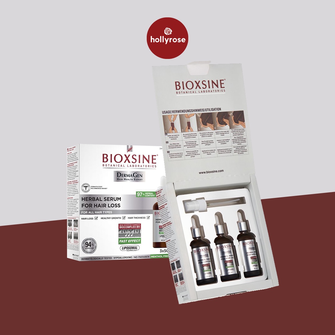 Bioxsine Herbal Serum for Hair Loss - 1Box = 3Pcs (50ml)