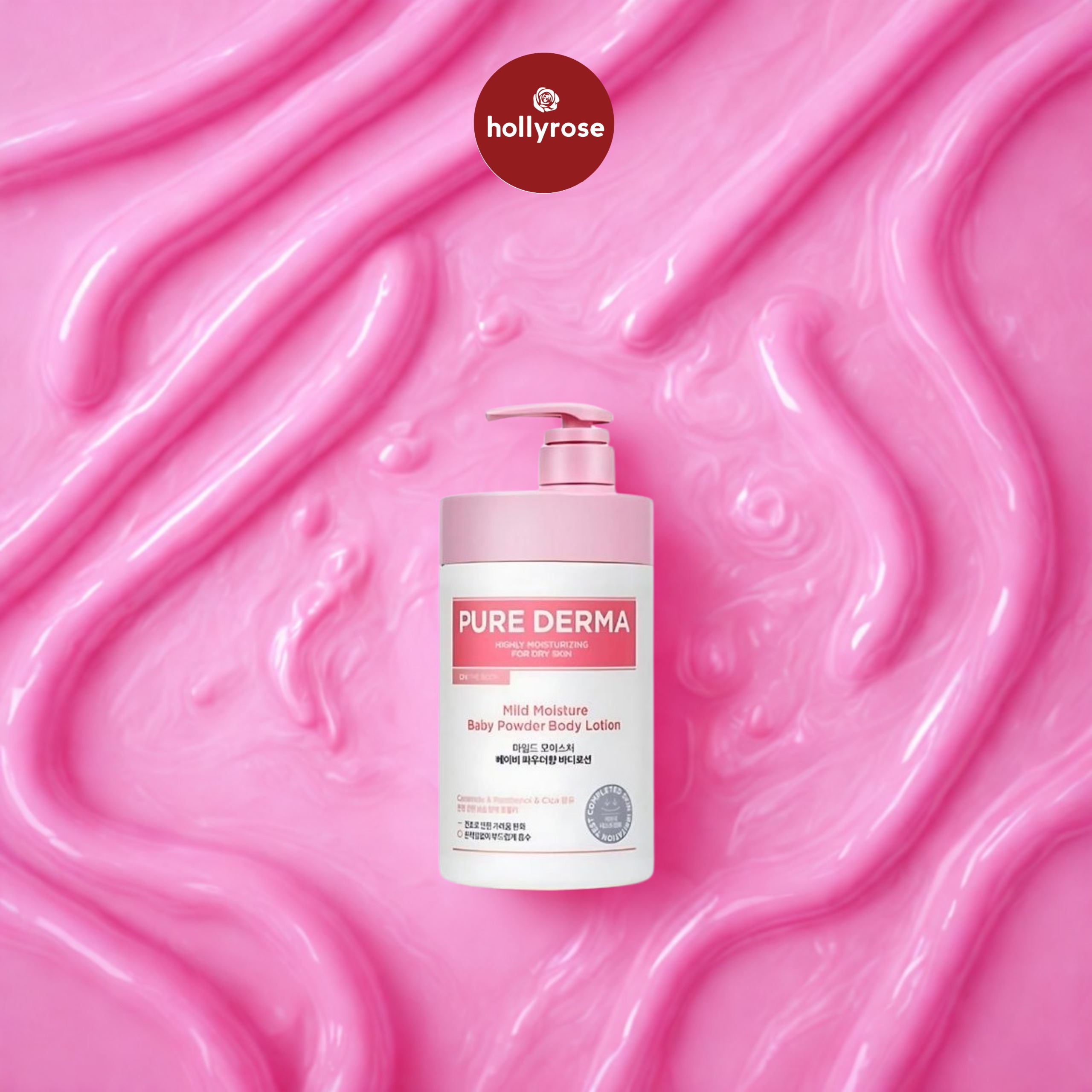 Pure Derma - Mild moisture baby powder body lotion