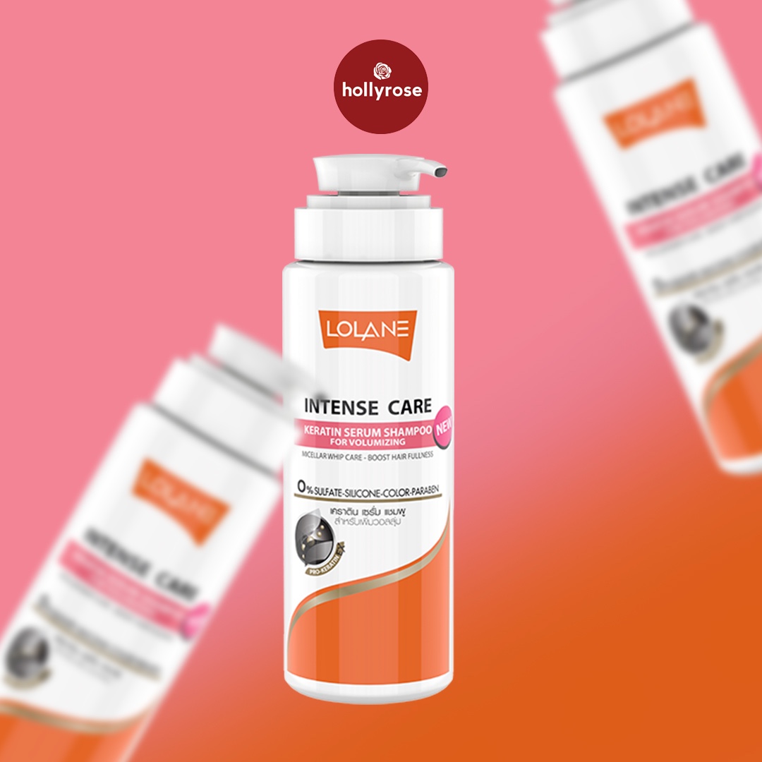 Lolane Shampoo - Keratin serum shampoo for volumizing - 400ml