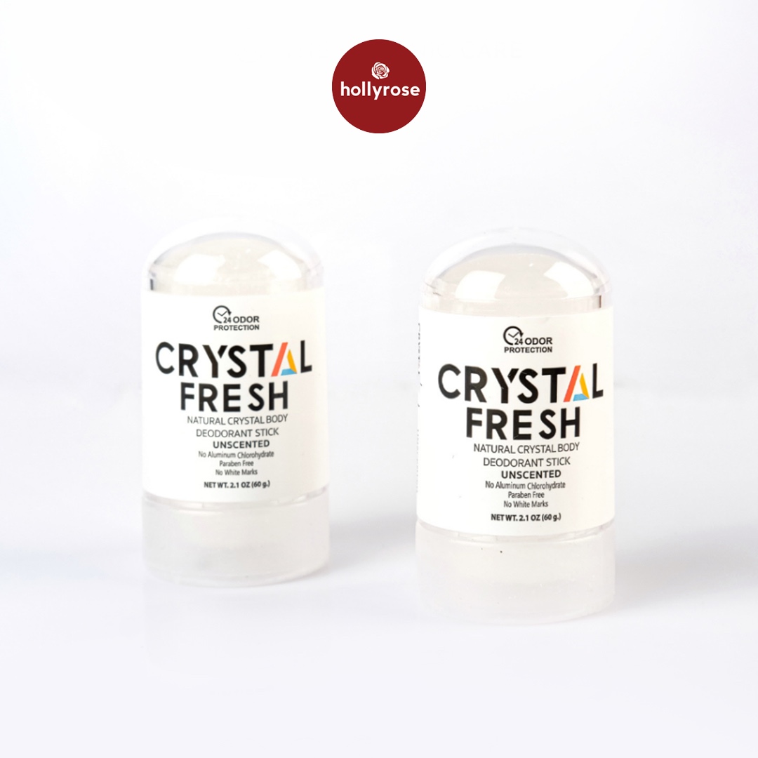 Crystal Fresh Natural Deodorant Stick - Unscented - 60gr