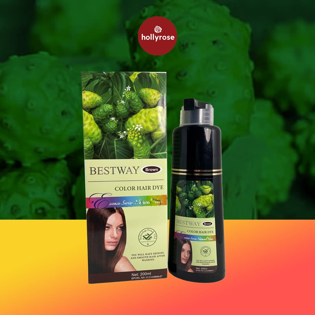 Bestway Color Hair Dye Shampoo - Brown Color - 200ml