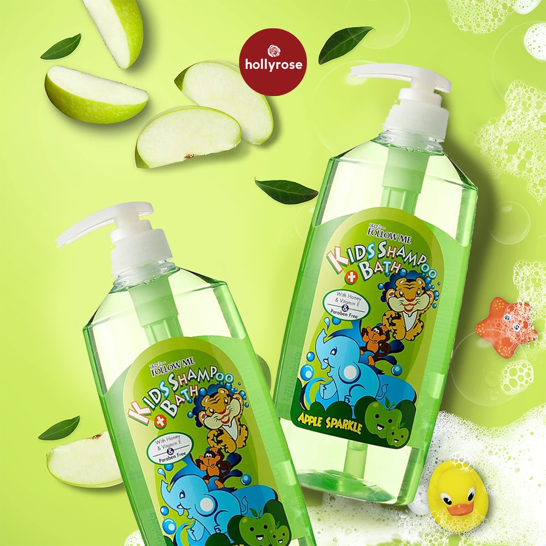 Follow Me - Kids Shampoo and Bath - Apple Sparkle - 800ml