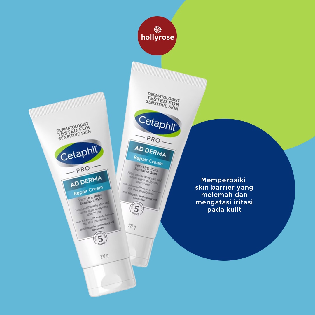 Cetaphil Pro Ad Derma - Repair Cream - Very Dry, Itchy and Sensitive Skin - 227gr