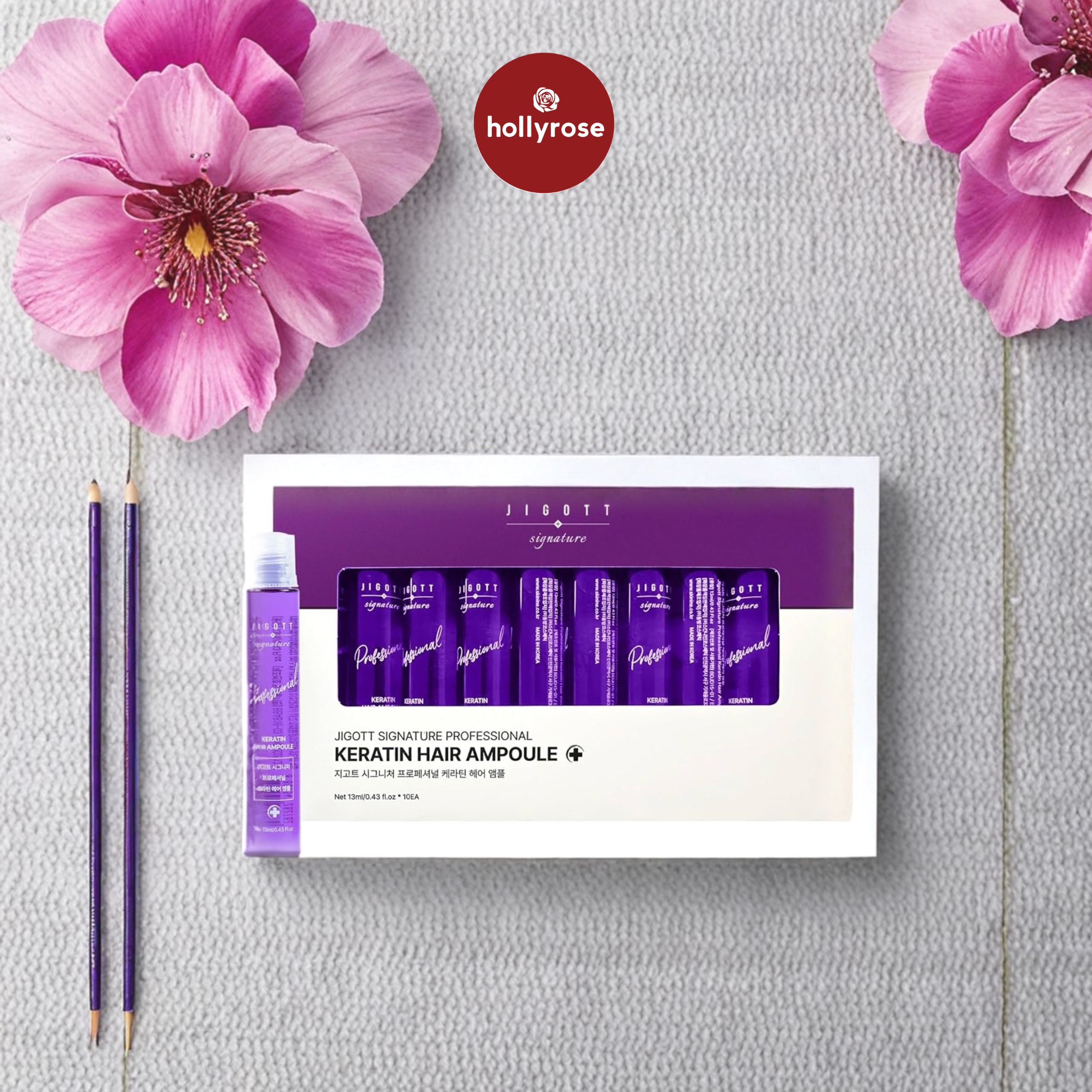 Jigott  Hair Ampoule - Keratin hair ampoule - 1 box = 10 pcs