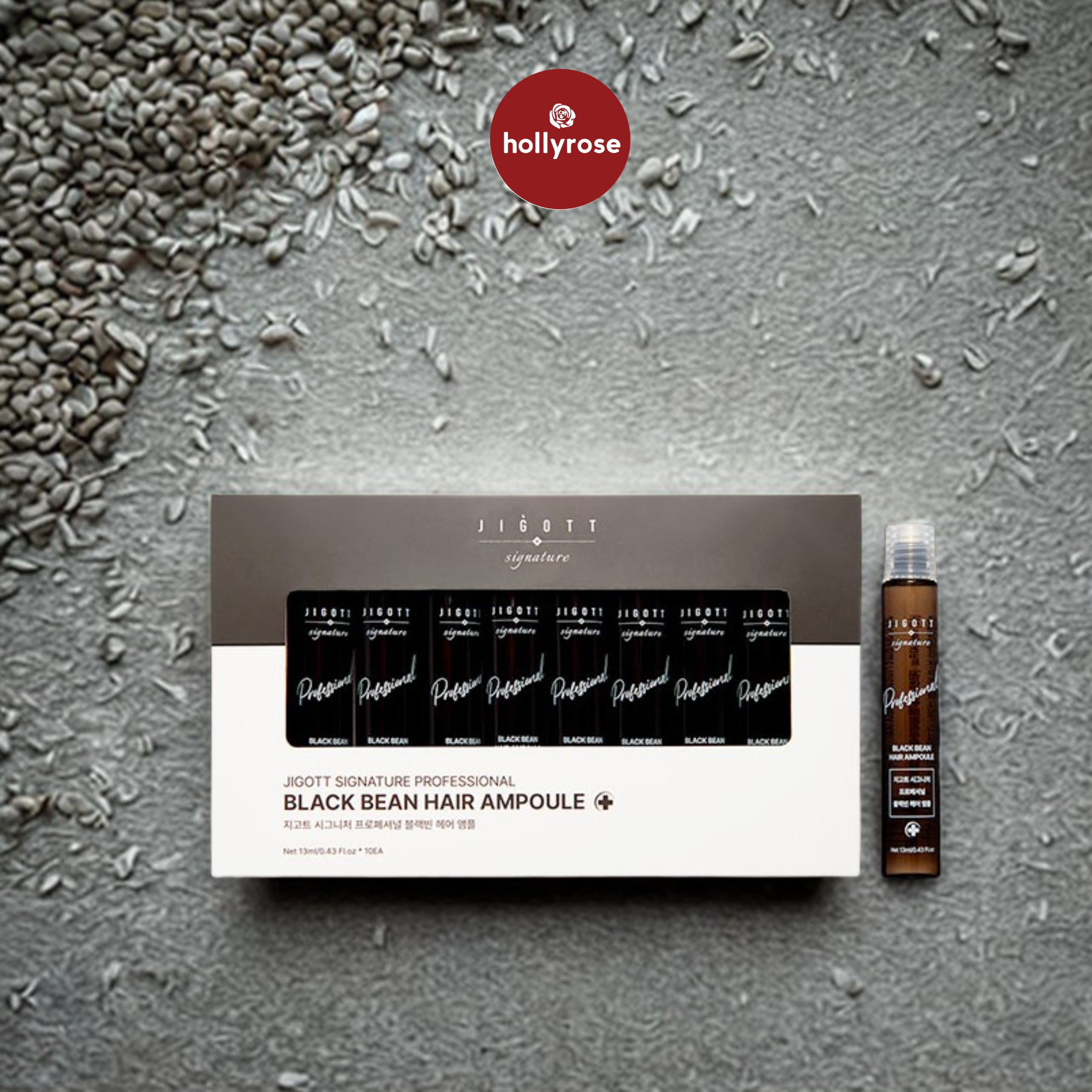 Jigott  Hair Ampoule - Black Bean hair ampoule - 1 box = 10 pcs